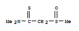 N,N-二甲基-2-(甲基亞磺酰基)-乙烷硫代酰胺結(jié)構(gòu)式_226709-23-5結(jié)構(gòu)式