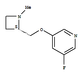(9CI)-3-氟-5-[[(2S)-1-甲基-2-氮雜啶]甲氧基]-吡啶結(jié)構(gòu)式_228867-35-4結(jié)構(gòu)式