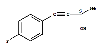 3-Butyn-2-ol,4-(4-fluorophenyl)-,(2s)-(9ci)Structure,229015-35-4Structure 3-Butyn-2-ol,4-(4-fluorophenyl)-,(2s)-(9ci) Structure,229015-35-4Structure