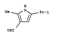 1H-pyrrole-3-carboxaldehyde, 2-methyl-5-(1-methylethyl)-(9ci) Structure,231610-01-8Structure
