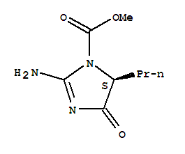 1H-imidazole-1-carboxylicacid,2-amino-4,5-dihydro-4-oxo-5-propyl-,methylStructure,237076-40-3Structure 1H-imidazole-1-carboxylicacid,2-amino-4,5-dihydro-4-oxo-5-propyl-,methyl Structure,237076-40-3Structure