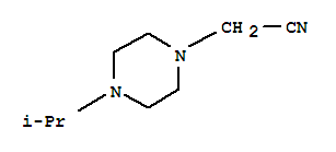 (4-異丙基-哌嗪-1-基)-乙腈結(jié)構(gòu)式_240143-46-8結(jié)構(gòu)式