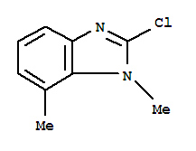 1H-benzimidazole,2-chloro-1,7-dimethyl-(9ci)Structure,24133-82-2Structure 1H-benzimidazole,2-chloro-1,7-dimethyl-(9ci) Structure,24133-82-2Structure