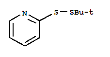 (9CI)-2-[(1,1-二甲基乙基)二硫代]-吡啶結構式_24367-44-0結構式