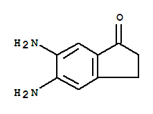 1H-inden-1-one, 5,6-diamino-2,3-dihydro-Structure,243841-09-0Structure 1H-inden-1-one, 5,6-diamino-2,3-dihydro- Structure,243841-09-0Structure
