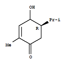 (5r)-(9ci)-4-羥基-2-甲基-5-(1-甲基乙基)-2-環(huán)己烯-1-酮結(jié)構(gòu)式_244135-17-9結(jié)構(gòu)式