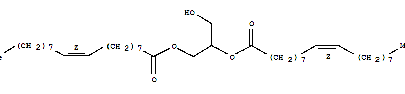 1,2-二油酰-rac-甘油結(jié)構(gòu)式_2442-61-7結(jié)構(gòu)式