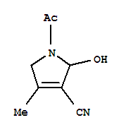 (9ci)-1-乙?；?2,5-二氫-2-羥基-4-甲基-1H-吡咯-3-甲腈結構式_246147-59-1結構式