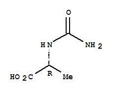 (9ci)-n-(氨基羰基)-D-丙氨酸結構式_24809-90-3結構式