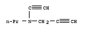 (9ci)-n-乙炔-n-丙基-2-丙炔-1-胺結構式_249925-60-8結構式