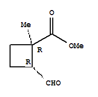 (1r,2r)-rel-(9ci)-2-甲?；?1-甲基-環(huán)丁烷羧酸甲酯結(jié)構(gòu)式_249930-46-9結(jié)構(gòu)式