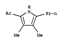 Ethanone, 1-(3,4-dimethyl-5-propyl-1h-pyrrol-2-yl)-(9ci)Structure,25110-21-8Structure Ethanone, 1-(3,4-dimethyl-5-propyl-1h-pyrrol-2-yl)-(9ci) Structure,25110-21-8Structure