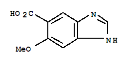 1H-benzimidazole-5-carboxylicacid,6-methoxy-(9ci)Structure,251107-27-4Structure 1H-benzimidazole-5-carboxylicacid,6-methoxy-(9ci) Structure,251107-27-4Structure