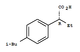 (2R)-2-(4-異丁基苯基)丁酸結構式_254886-68-5結構式