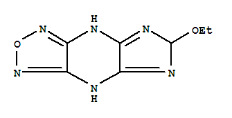 (9ci)-6-乙氧基-3,6-二氫-1H-咪唑并[4,5-b][1,2,5]噁二唑并[3,4-e]吡嗪結(jié)構(gòu)式_255867-21-1結(jié)構(gòu)式