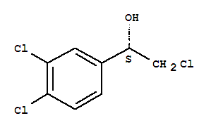 (S)-2-氯-1-(3,4-二氯苯基)乙醇結(jié)構(gòu)式_256474-24-5結(jié)構(gòu)式