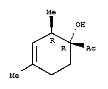 rel-(9ci)-1-[(1r,2r)-1-羥基-2,4-二甲基-3-環(huán)己烯-1-基]-乙酮結(jié)構(gòu)式_258266-11-4結(jié)構(gòu)式