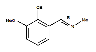 (9CI)-2-甲氧基-6-[(E)-(甲基亞氨基)甲基]-苯酚結(jié)構(gòu)式_258354-68-6結(jié)構(gòu)式