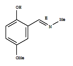 (9CI)-4-甲氧基-2-[(E)-(甲基亞氨基)甲基]-苯酚結(jié)構(gòu)式_258354-69-7結(jié)構(gòu)式