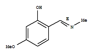 (9CI)-5-甲氧基-2-[(E)-(甲基亞氨基)甲基]-苯酚結(jié)構(gòu)式_258354-80-2結(jié)構(gòu)式