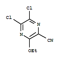 (9CI)-5,6-二氯-3-乙氧基-吡嗪甲腈結(jié)構(gòu)式_258884-69-4結(jié)構(gòu)式