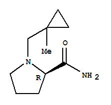 (2r)-(9ci)-1-[(1-甲基環(huán)丙基)甲基]-2-吡咯烷羧酰胺結(jié)構(gòu)式_259538-92-6結(jié)構(gòu)式
