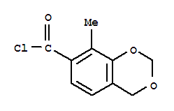 4H-1,3-benzodioxin-7-carbonyl chloride, 8-methyl-(9ci)Structure,259795-43-2Structure 4H-1,3-benzodioxin-7-carbonyl chloride, 8-methyl-(9ci) Structure,259795-43-2Structure