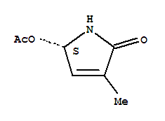 (5s)-(9ci)-5-(乙酰基氧基)-1,5-二氫-3-甲基-2H-吡咯-2-酮結(jié)構(gòu)式_261509-55-1結(jié)構(gòu)式