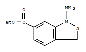 1H-indazole-6-carboxylicacid,1-amino-,ethylester(9ci)Structure,261614-60-2Structure 1H-indazole-6-carboxylicacid,1-amino-,ethylester(9ci) Structure,261614-60-2Structure