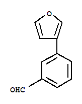 3-(呋喃-3-基)苯甲醛結(jié)構(gòu)式_263349-18-4結(jié)構(gòu)式