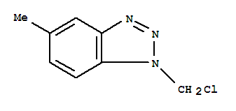 1H-benzotriazole,1-(chloromethyl)-5-methyl-(9ci)Structure,263748-33-0Structure 1H-benzotriazole,1-(chloromethyl)-5-methyl-(9ci) Structure,263748-33-0Structure