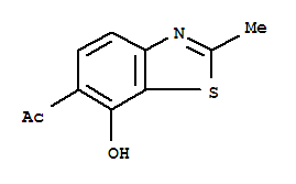 Ketone, 7-hydroxy-2-methyl-6-benzothiazolyl methyl (8ci)Structure,26749-60-0Structure Ketone, 7-hydroxy-2-methyl-6-benzothiazolyl methyl (8ci) Structure,26749-60-0Structure