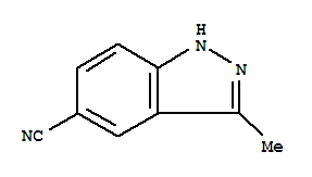 1H-indazole-5-carbonitrile, 3-methyl-Structure,267875-55-8Structure 1H-indazole-5-carbonitrile, 3-methyl- Structure,267875-55-8Structure
