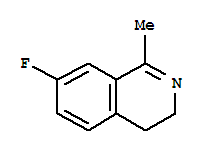 (9ci)-7-氟-3,4-二氫-1-甲基-異喹啉結(jié)構(gòu)式_269402-41-7結(jié)構(gòu)式