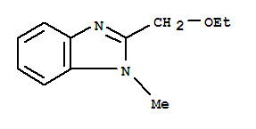 1H-benzimidazole,2-(ethoxymethyl)-1-methyl-(9ci)Structure,27243-70-5Structure 1H-benzimidazole,2-(ethoxymethyl)-1-methyl-(9ci) Structure,27243-70-5Structure