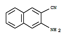 (9ci)-3-氨基-2-萘甲腈結構式_27533-39-7結構式
