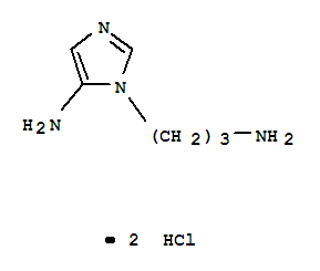 1H-imidazole-1-propanamine,5-amino-,dihydrochloride(9ci)Structure,279236-68-9Structure 1H-imidazole-1-propanamine,5-amino-,dihydrochloride(9ci) Structure,279236-68-9Structure