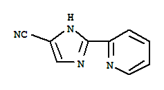 1H-imidazole-4-carbonitrile, 2-(2-pyridinyl)- (9ci)Structure,279250-91-8Structure 1H-imidazole-4-carbonitrile, 2-(2-pyridinyl)- (9ci) Structure,279250-91-8Structure