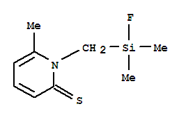 1-[(氟二甲基甲硅烷基)甲基]-6-甲基-2(1H)-吡啶硫酮結(jié)構(gòu)式_285127-26-6結(jié)構(gòu)式