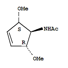 (9ci)-n-[(1alpha,2beta,5beta)-2,5-二甲氧基-3-環(huán)戊烯-1-基]-乙酰胺結(jié)構(gòu)式_285569-58-6結(jié)構(gòu)式