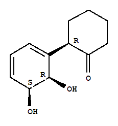 (2r)-(9ci)-2-[(5s,6r)-5,6-二羥基-1,3-環(huán)己二烯-1-基]-環(huán)己酮結(jié)構式_291749-77-4結(jié)構式