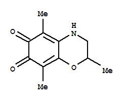(8ci)-3,4-二氫-2,5,8-三甲基-2H-1,4-苯并噁嗪-6,7-二酮結構式_29441-78-9結構式