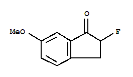 1H-inden-1-one, 2-fluoro-2,3-dihydro-6-methoxy-Structure,295779-78-1Structure 1H-inden-1-one, 2-fluoro-2,3-dihydro-6-methoxy- Structure,295779-78-1Structure