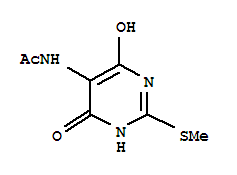 (9ci)-n-[1,4-二氫-6-羥基-2-(甲基硫代)-4-氧代-5-嘧啶]-乙酰胺結(jié)構(gòu)式_299421-99-1結(jié)構(gòu)式