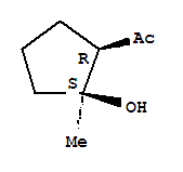 rel-(9ci)-1-[(1r,2s)-2-羥基-2-甲基環(huán)戊基]-乙酮結(jié)構(gòu)式_299895-60-6結(jié)構(gòu)式