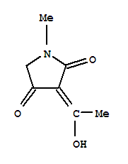 (9ci)-3-(1-羥基亞乙基)-1-甲基-2,4-吡咯烷二酮結構式_303081-90-5結構式