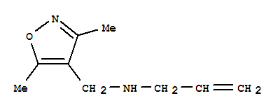 (9ci)-3,5-二甲基-n-2-丙烯基-4-異噁唑甲胺結(jié)構(gòu)式_303985-46-8結(jié)構(gòu)式