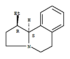 (1R,10bS)-rel-(9CI)-1-乙基-1,2,3,5,6,10b-六氫吡咯并[2,1-a]異喹啉結(jié)構(gòu)式_307310-37-8結(jié)構(gòu)式