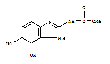 (9ci)-(4,5-二氫-4,5-二羥基-1H-苯并咪唑-2-基)-氨基甲酸甲酯結(jié)構(gòu)式_309261-24-3結(jié)構(gòu)式