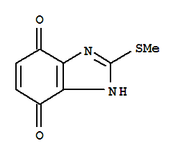 1H-benzimidazole-4,7-dione,2-(methylthio)-(9ci)Structure,310461-58-6Structure 1H-benzimidazole-4,7-dione,2-(methylthio)-(9ci) Structure,310461-58-6Structure